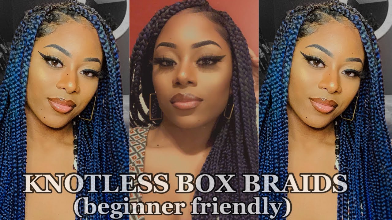 Blue Box Braids Hair: 10 Stunning Styles to Try - wide 6