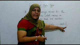 Data Types:- Derived,User Defined &amp; Empty data type- Part2 (Malayalam)/EST102 Programming inC-Part12