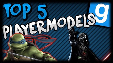 TOP 5 BEST GMOD PLAYERMODELS/SKINS (2016)