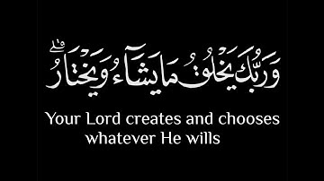 وَرَبُّكَ یَخۡلُقُ مَا یَشَاۤءُ شاشة سوادء🤍||كرومات قرآن شاشة سوداء بدون حقوق||القارئ عمر الدريويز🤍🥀