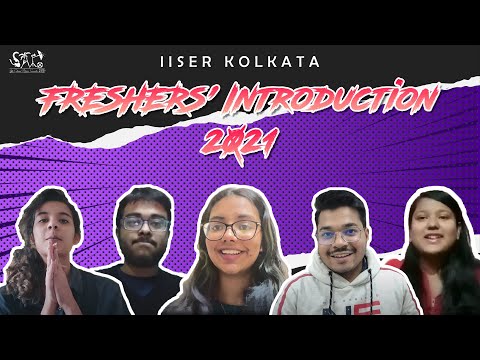 IISER Kolkata | Freshers' introduction 2021 | 21MS