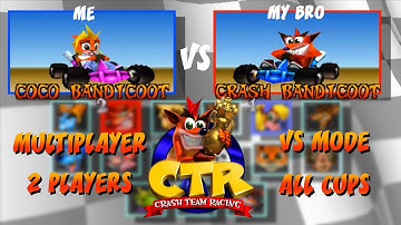 Crash Team Racing Multiplayer | All Cups | 2 Players