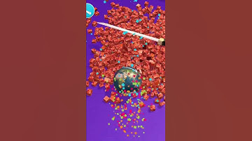 ASMR Cutting game! Relaxing sounds! Satisfying ASMR Video