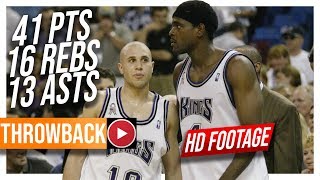Throwback: Mike Bibby \& Chris Webber Full Highlights 2002 WCF Game 2 vs Lakers | 41 Points, Clutch!