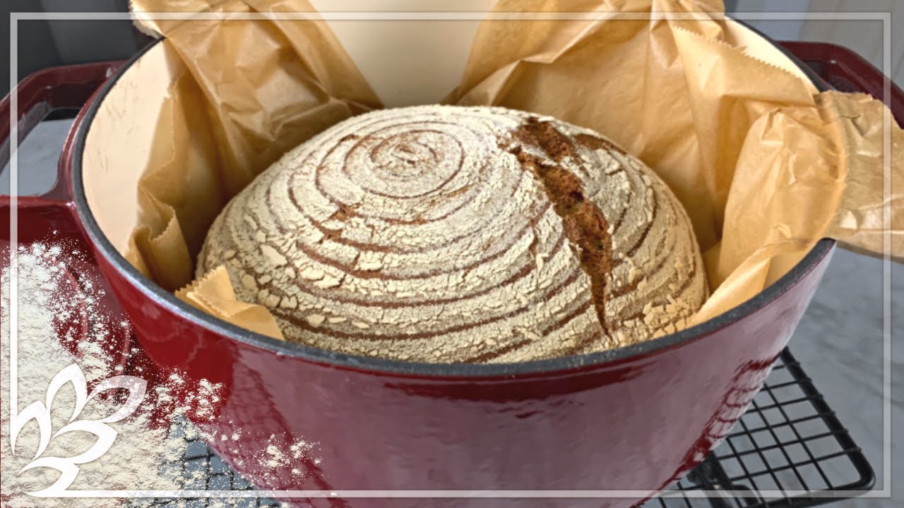 Brot im Topf backen mit einmaliger Soft Kruste - YouTube