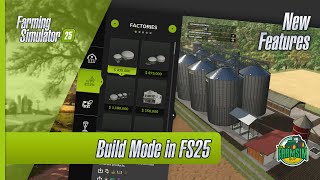 Build Mode in Farming Simulator 25