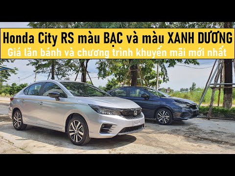 Video Honda City RS màu bạc và màu xanh dương phù hợp mệnh... - youtube