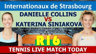 Danielle Collins vs Kateřina Siniaková | 2024 Strasbourg Open