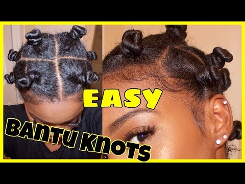 COMMENT: BANTU NATUREL NOEUDS HAIR | Beginner FRIENDLY