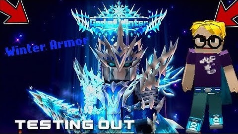 "This Winter Armor Is TOO OP in Skyblock... 😱 | Blockman Go"