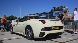 This ferrari california had a pretty rare color: cream white! and in
our opinion it looks stunning! video includes the accelerating so...