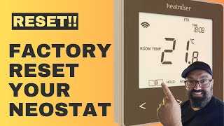 Factory Reset NeoStat