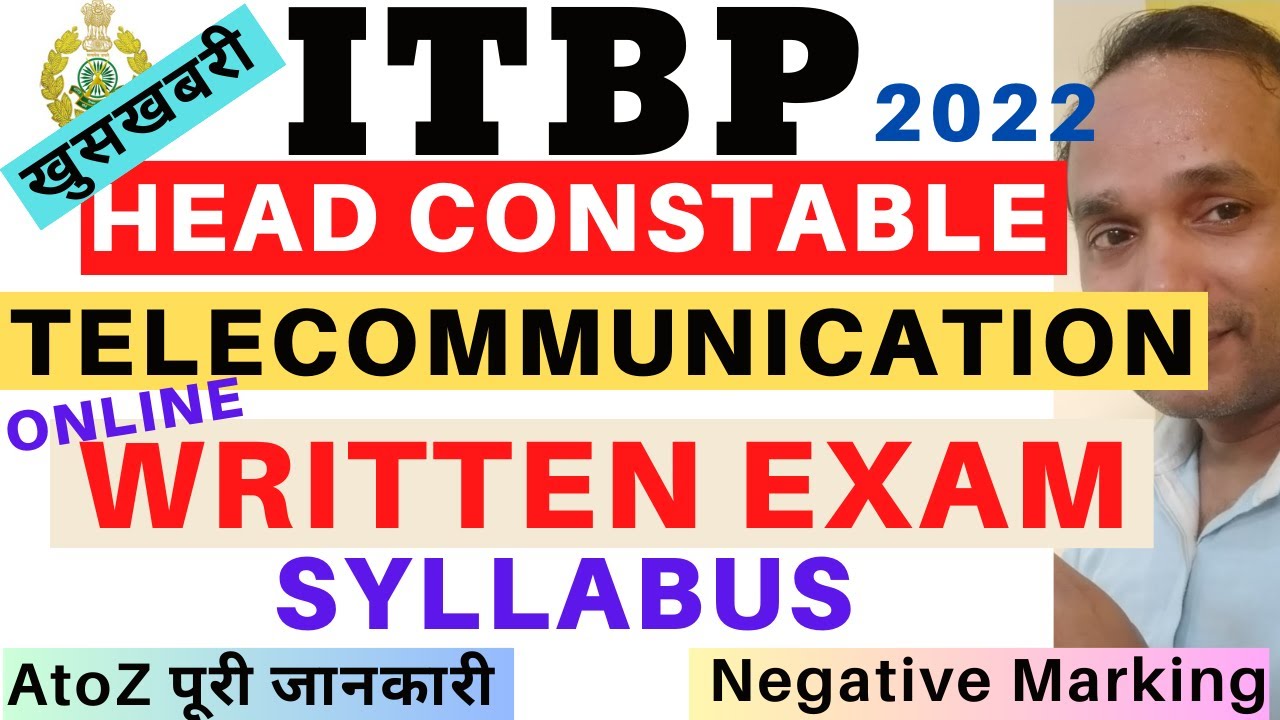 itbp-head-constable-telecommunication-written-exam-syllabus-2023-itbp