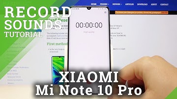 How to Enable Sounds Recorder in Xiaomi Mi Note 10 Pro - Record Sounds