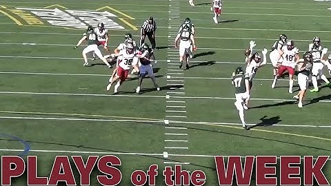 Big Saves from Goalies, Football Strip Sack, Special K (x3) in Muhlenberg Plays of the Week