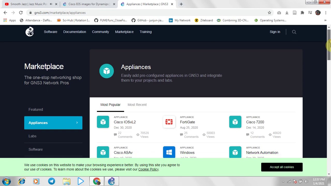 How to install Cisco Router Image in GNS3 Windows 7