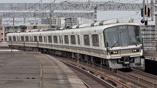 JR西日本 221系 F03編成 湖西線 B普通 京都行き 大津京駅 20230618