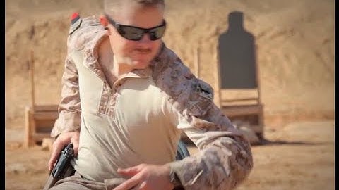 Marine Combat Shooting Course in Afghanistan