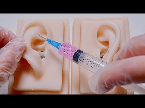 [ASMR] 따끔한 귀 주사 롤플 👩‍⚕️ 라텍스 장갑｜Injection in your ears RP (No Talking)