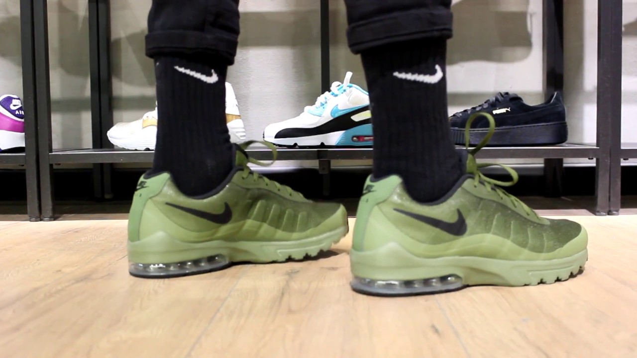 verhaal Strikt Lastig ONFEET | Nike Air Max Invigor Print "Khaki Green" - YouTube
