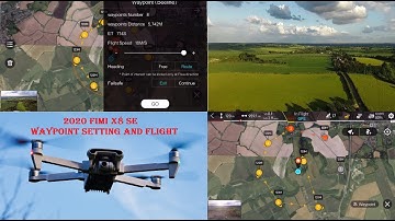 1km Radius Manual Orbit Mode & Waypoint Settings, Map Flight Review of 2020 Fimi x8 SE not fimi mini