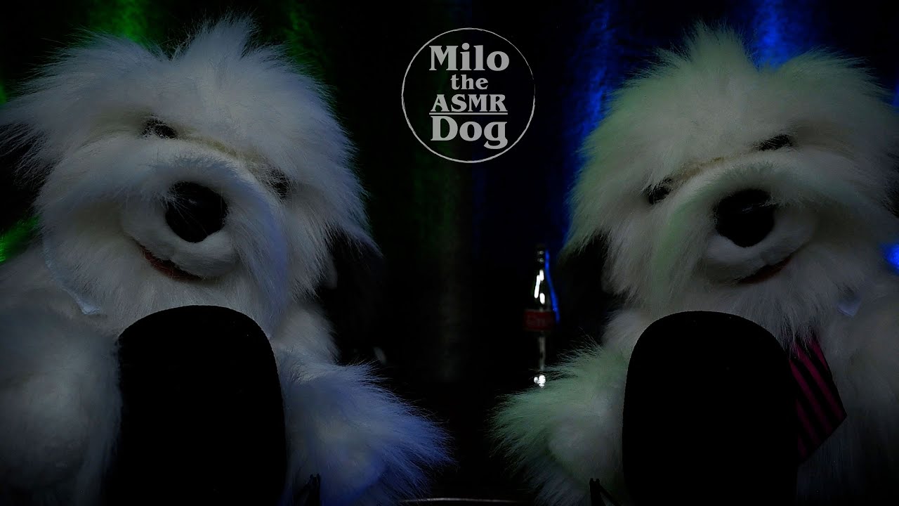 ASMR Twin Mic Scratching and Eating with Gentle Whispers Positive Affirmations