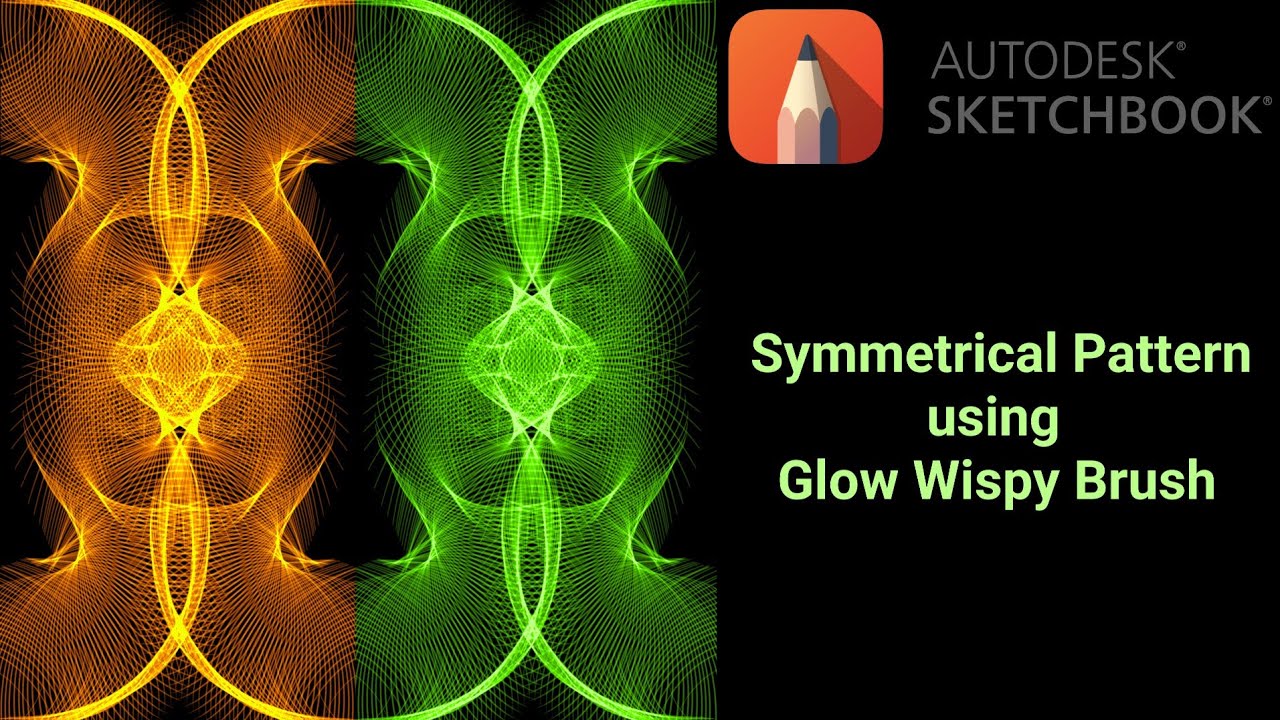 Create Symmetrical Pattern with Autodesk Sketchbook | Pattern Drawing | Autodesk Sketchbook Mobile