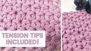 JASMINE STITCH Crochet Tutorial (with all my best tips!) screenshot 5