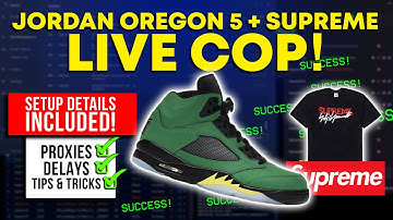 Sneaker Bot LIVE COP w/ Full Setup Details! ANB AIO, Dashe, Adept Sneaker Bots