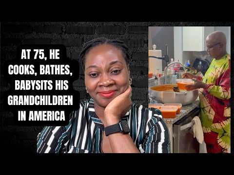 75-Year-Old Chief Cooks, Bathes, Babysits His Grandchildren in America