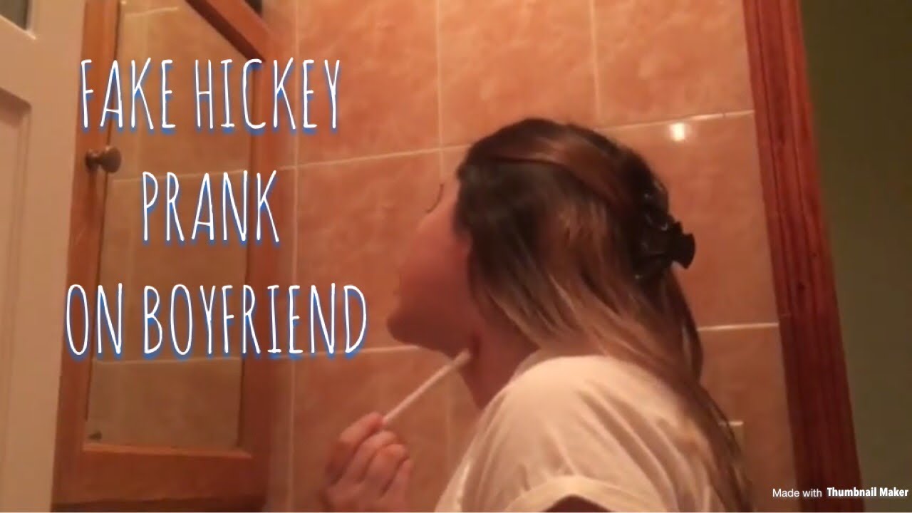 FAKE HICKEY PRANK ON BOYFRIEND ( GONE WRONG ) 