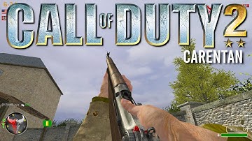Call of Duty 2 Multiplayer In 2021 Carentan Gameplay | 4K