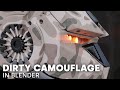 Create Dirty Camouflage in Blender (Blender Tutorial