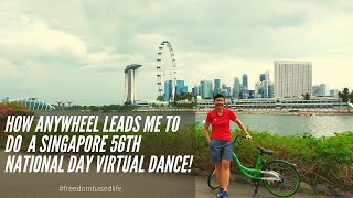 How anywheel bike leads me to do a Singapore National Day Virtual Dance | Freedom Based Life screenshot 4