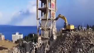 حوادث المعدات الثقيلة المرعبه