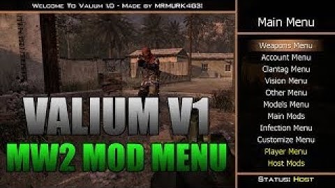[MW2/TU9/JTAG/RGH] Valium V1.0 (All Clients,Unlocks Etc..) [+FREE DOWNLOAD!]