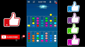 Ball Sort Puzzle Level 136 Color Sorting Games Level 136