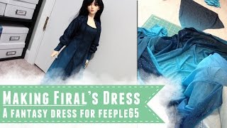 Sewing a fantasy dress for a Fairyland Feeple65