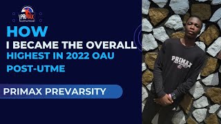 OAU overall best in 2022 post-utme  |the_grafix_medic| Akinwale Benjamin