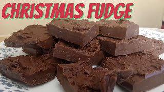 Making Two Ingredient Fudge for Christmas!