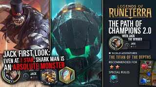 Jack FIRST LOOK: SHARK MAN is an ABSOLUTE MONSTER vs 2 Star Nautilus | Path of Champions 2.0