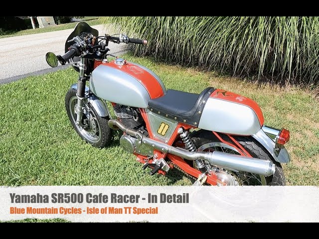 Yamaha SR500 Cafe Racer - Isle of Man TT Special - In Detail - YouTube