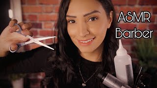 ASMR Men’s Barbershop Roleplay💈 Soft Spoken Hair Cut With Real Hair Cutting Sounds screenshot 1