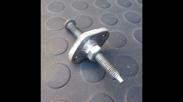 Homemade chain tensioner.