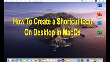 How To Create a Shortcut Icon On Desktop In  Mac Os (Step by Step) Any Applications