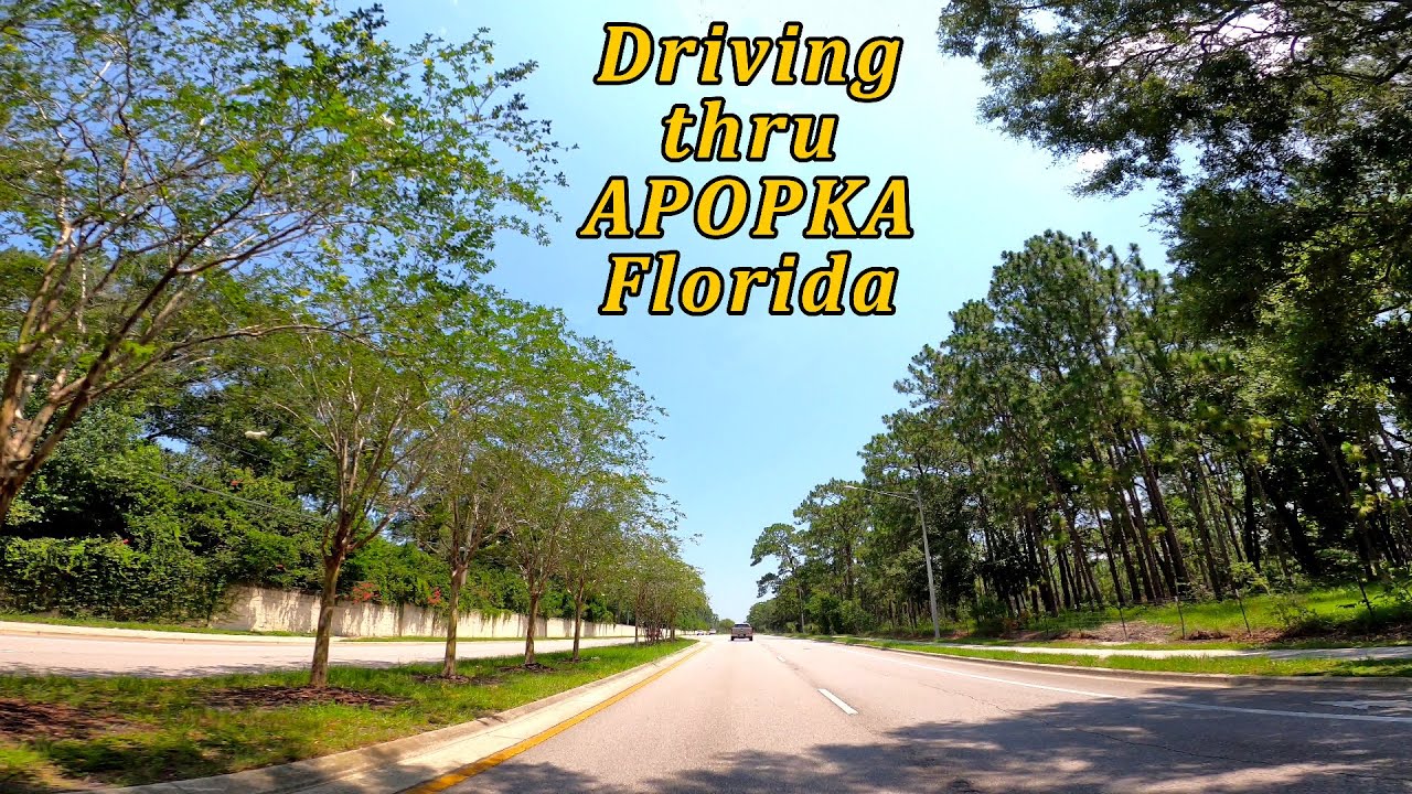 Driving thru Apopka Florida from Ocoee to Kelly Park Crossing (SR429
