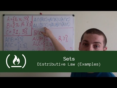 Maths for Programmers: Sets (Distributive Law (Examples))