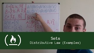 Maths for Programmers: Sets (Distributive Law (Examples))