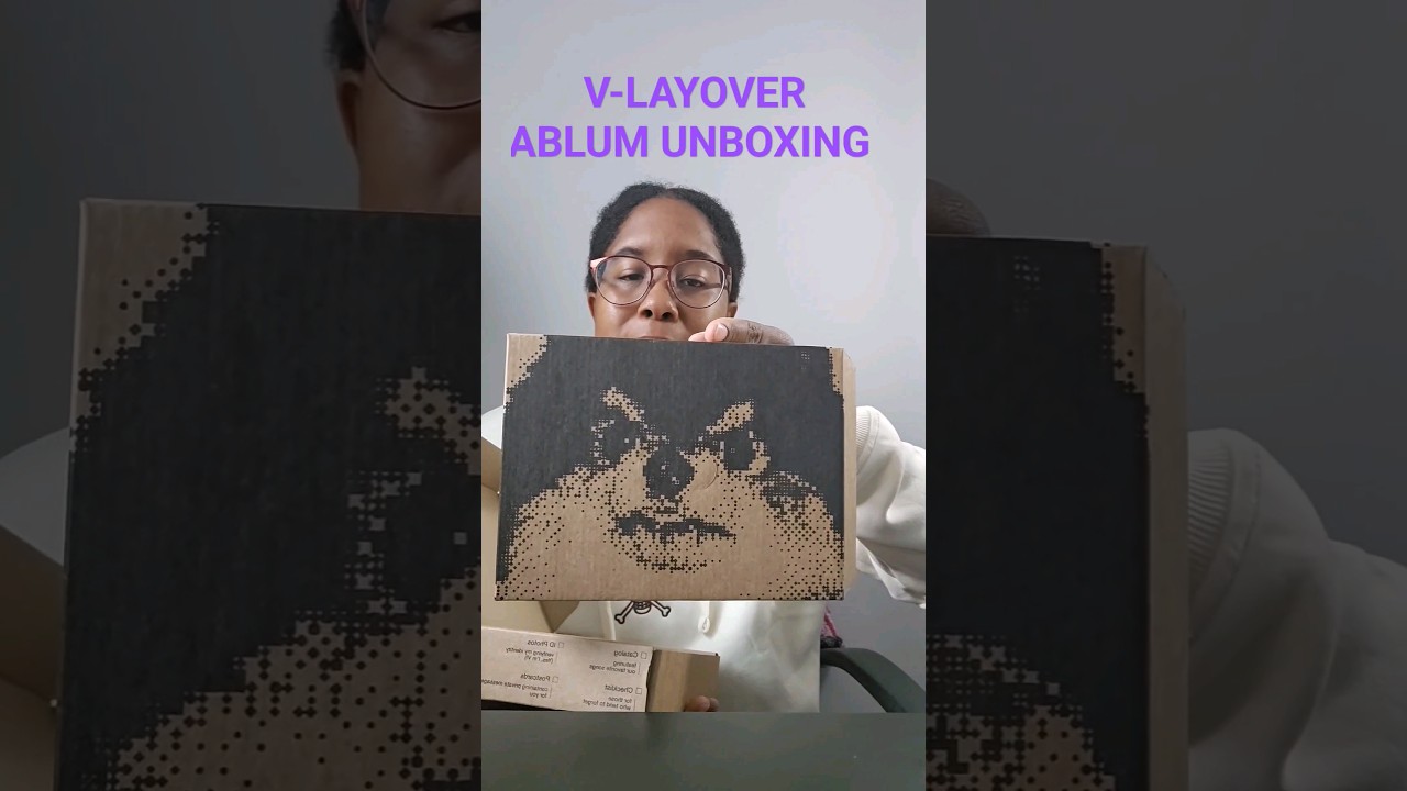 UNBOXING THE V LAYOVER ALBUM 