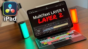 How to Use MultiText in DaVinci Resolve iPad
